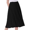 Kate Kasin High Waist Pleated Midi Skirt Casual Summer Skirt