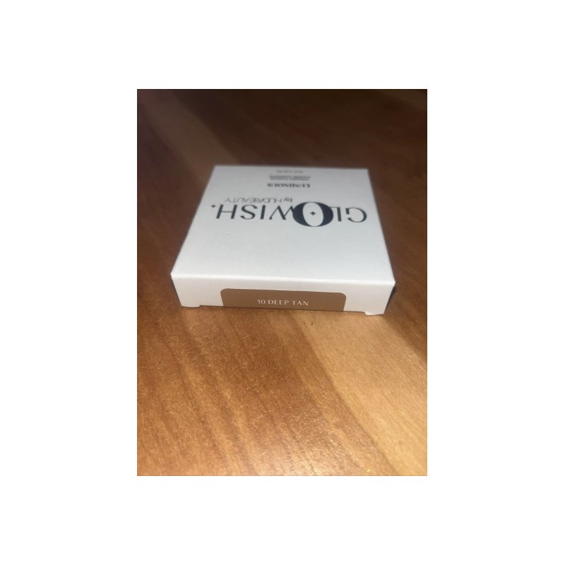 Huda Beauty GloWish Luminous Pressed Powder -10 DEEP TAN -