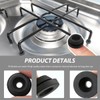 MTRPS 4PCS RV Stove Top Grommets, Rubber Camper Stove Cover