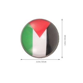 Insignia De Pin De De Palestina 2 Uds. Pin De De País Broche De Viaje Internacional Pin De Recuerdo De Aleación De Zinc Para Sombrero Ropa Mochila