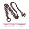 BAOKELAN Boho Woven Belts for Women Rope Braid Waist Belt