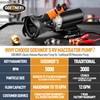 12V RV Portable Macerator Waste Pump for Sewage, 12GPM Suction