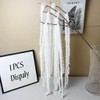 4 PCS White Artificial Yarn Amaranthus for Decor