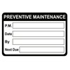 2x3 inch 200 PCS Preventive Maintenance Stickers for Machines and