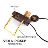 adeline Violin pickup, no damage to paint, carrying volume adjustment
