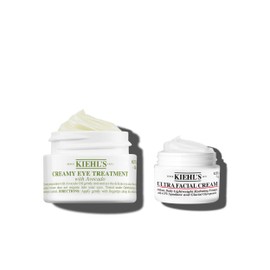 KIEHL'S Moisturising Avocado Eye Cream, Eye Care for Normal and Sensitive Men and Women Skin, Creamy Eye Treatment with Avocado, 14 ml + Free Ultra Facial Cream 7 ml