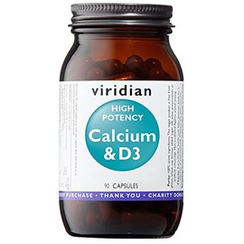 Viridian High Potency Calcium & Vitamin D3-90 Capsules