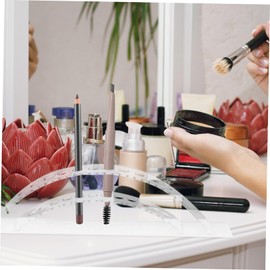 Healeved Cosmetic Brush Organiser Acrylic Eyebrow Pencil Holder 12 Hole Pen Display Stand Space-saving Makeup Brush Rack