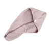 Baluue 1pc Ultra Absorbent Waffle Hair Towel Fast Drying Hair