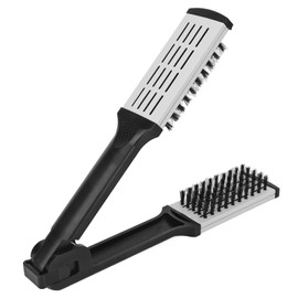 Hair Straightening Comb, Durable, Double Sided Brush, High Temperature Resistant Styling Tool for Home Use