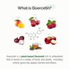 Just Glow Quercetin 500mg 120 Vegan Capsules - Antioxidant Supplement