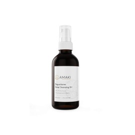 Amaki Deep Cleansing Oil & Makeup Remover with Squalane (Citrus Blend) - Organic Gifts for Women