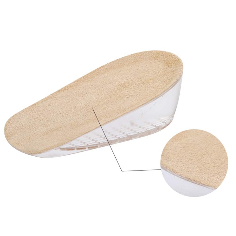 BESTOYARD 1 cm Invisible Height Increase Insoles Half Insoles for