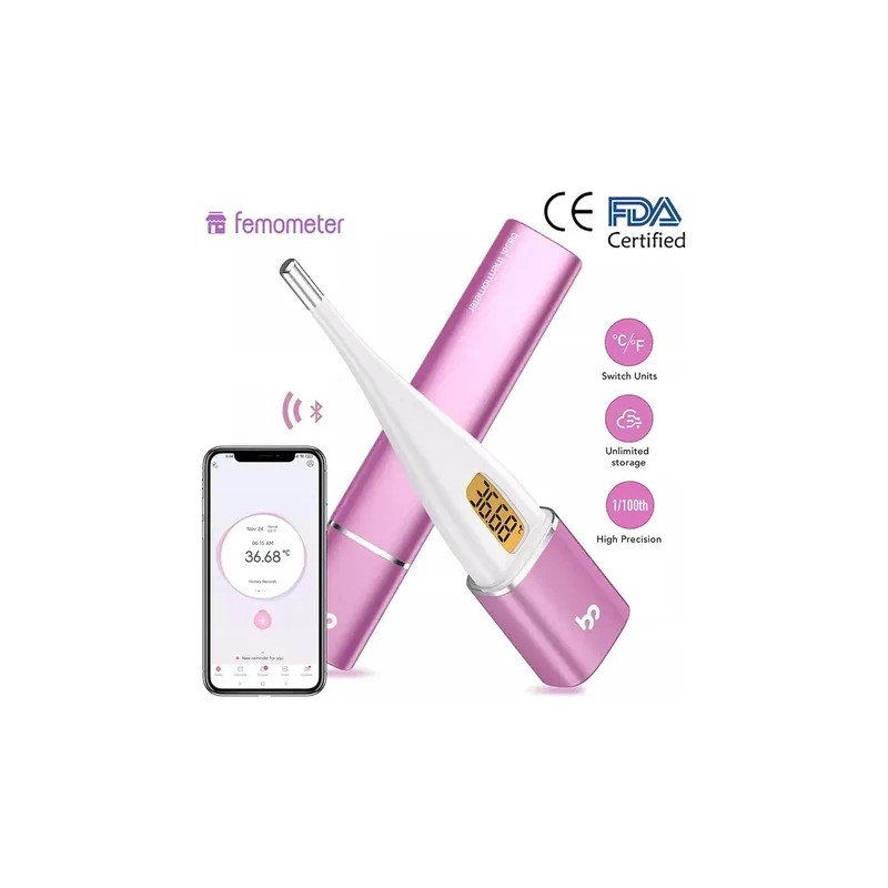 Termómetro Basal Con App Femometer Ovulación Fertilidad