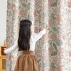 Vangao Pink Nursery Curtains for Girls Room Floral Blackout Curtains