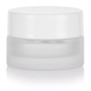 Frosted Clear Glass 5 ml 1/6 oz Small Thick Wall