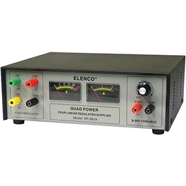 Elenco Quad Power Solid-state DC Power Supply