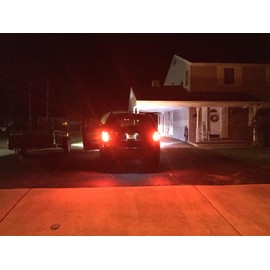 Alla Lighting 39-SMD 7443 7440 T20 CK SRCK High Power 2835 SMD Xtremely Super Bright Pure Red LED Bulbs for Brake Tail Light (Red)