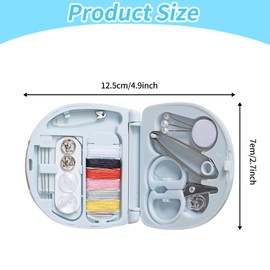 Compact Travel Sewing Kit with Essential Tools for Quick Repairs