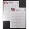 5 Ct 100 Square SCRATCH OFF Raffle Board 3 Winning
