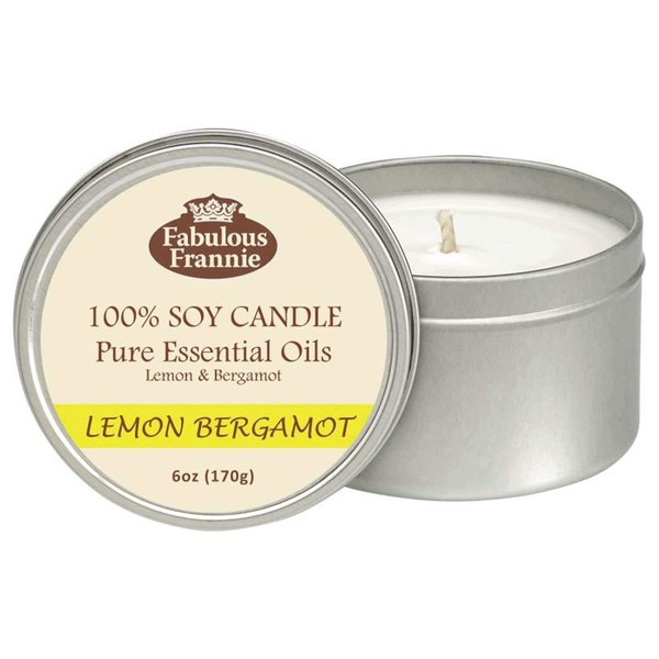 Fabulous Frannie All Natural Aromatherapy Soy Candle Travel tin Made