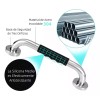DERUIROALIS 2 Barras Agarradera De Seguridad Baños Apoyo Acero Inox