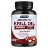 Krill Oil 1200mg, Antarctic Krill Oil Omega 3 Supplement with