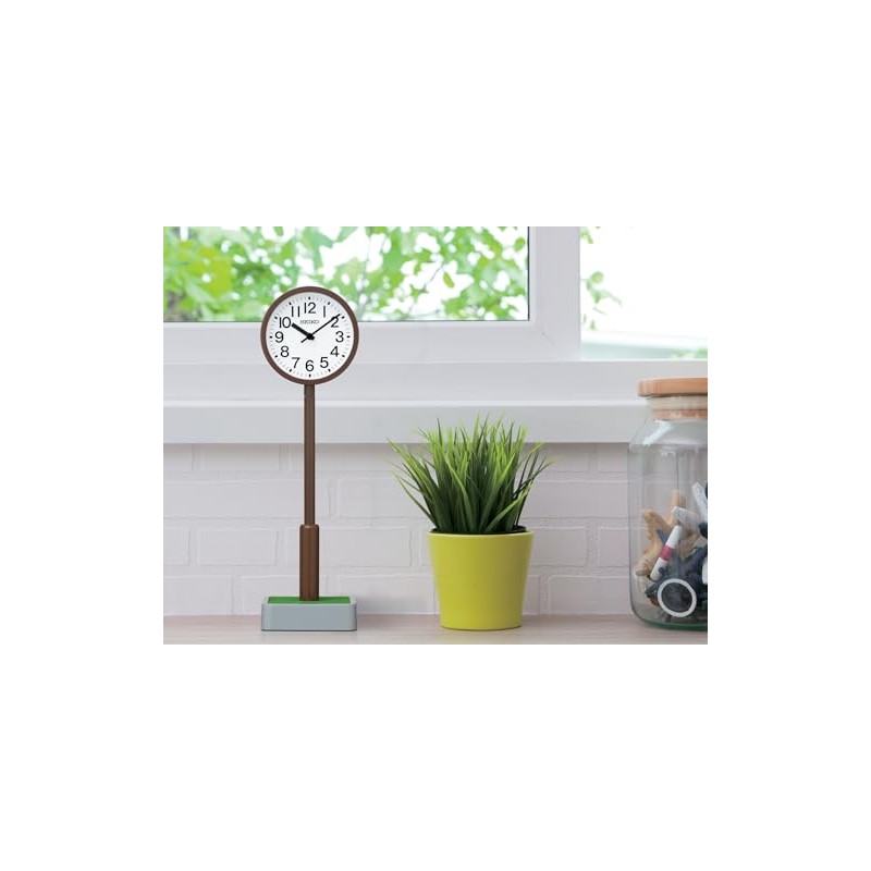 Seiko Clock BZ803B Table Clock Quartz Clock Pole Clock 12.0