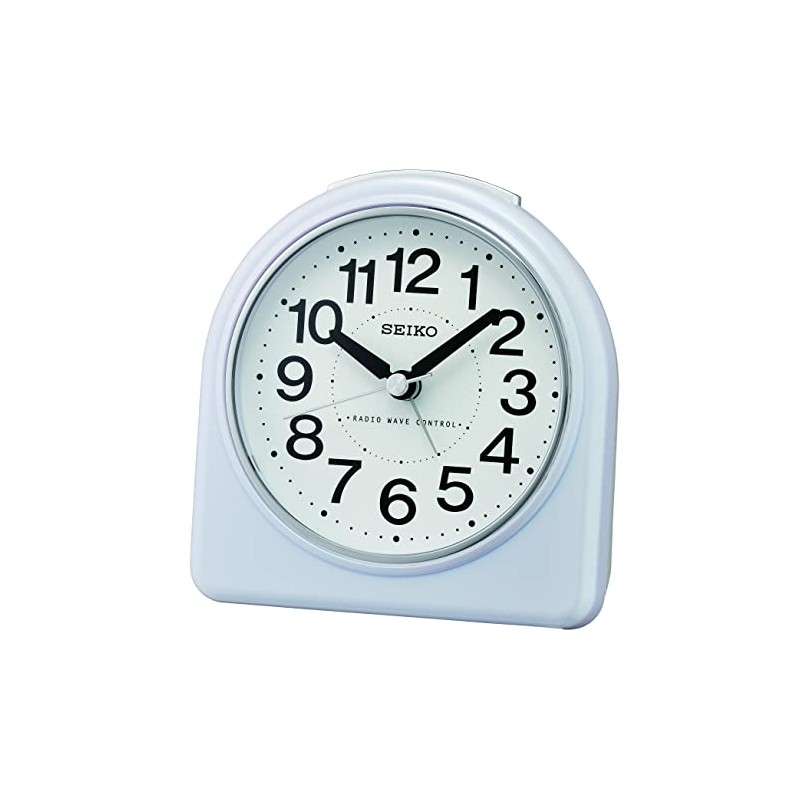 Seiko QHR204W Plastic Alarm Clock White
