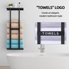 STWWO Bathroom Towel Storage Rack, Towel Racks for Bathroom Wall
