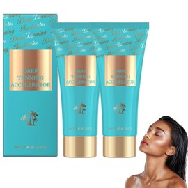 Dark Tanning Bed Lotion Accelerator - Ultra-Dark Tan Enhancer for Indoor & Outdoor Use | Fast-Acting Melanin Booster | Non-Streak Formula | 24HR Hydration | Tropical Paradise Scent | SPF-Free