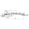 Woodpecker Hildegard with Stopper for Weight Door Stays B –