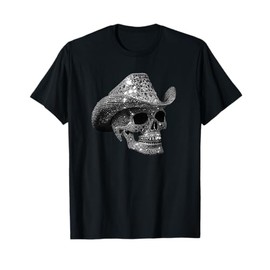 Skull made of diamonds wearing cowboy hat T-Shirt