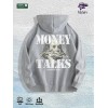 Money Talks Graphic Hoodie 100% Cotton US Warehouse 7 ColorsColor: