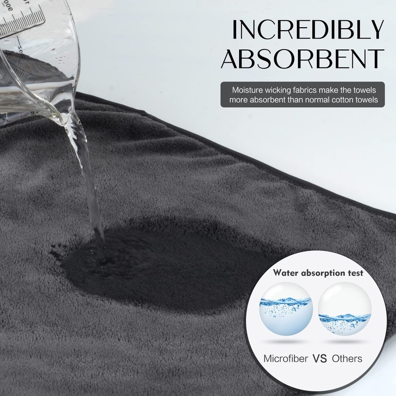 KinHwa Hand Towels, 40 x 76 cm, 100% Microfibre Guest