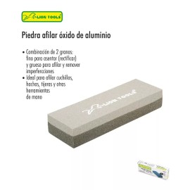 Lion Tools Piedra Para Afilar Cuchillos Tijeras Y Herramienta Pak 2 Pz