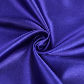 Satin Fabric by The Yard 60 Inch Wide Soft Silky Charmeuse Satin Fabric Soft Cloth Fabric Bridal Dress, Wedding Decorations, Crafts, Sewing, Draping, DIY Apparel Crafts (Royal Blue, 3 Yard)