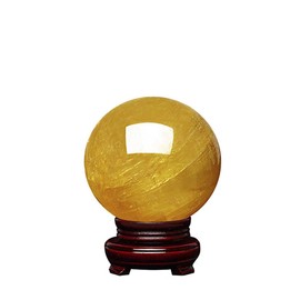 Crystal Ball, Natural Citrine, Round Citrine, Crystal Ball, Natural Crystal, Figurine, Rough, Feng Shui Goods, Purification, Good Luck, Good Luck, Good Luck, Better Business, Crystal Ball, Power