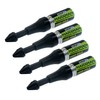 Marxman Deep Hole Chalk Marking Pen x4 Black Deep Marking