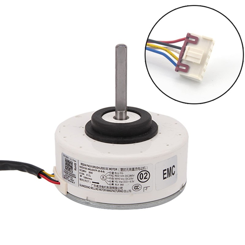 Air Conditioner Indoor Motor WZDK20-38G (ZKFP-20-8-6) 20W DC Brushless Fan
