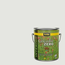 Rodda Paint CASCADIA ZERO Interior Semi-Gloss Paint & Primer in One, 1-Gallon, Barely White