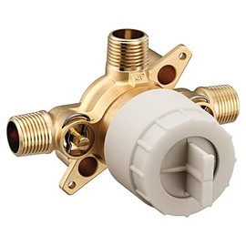 Moen M-CORE U130CIS 3 Port Shower Rough-In Brass Mixing Valve with CC/IPC Connections and Stops