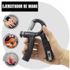 Ejercitador de Mano Ajustable con Resorte, Fortalecedor de Agarre Resistencia