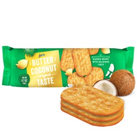 Butter Coconut Crackers (Foil) 6.7 oz(Pack of 24)