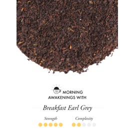 TWG Tea | Breakfast Earl Grey | Black Tea | Bergarmot | 15 Hand Sewn Cotton Tea Bags| Gift Set