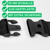 Your Day Mate Black Hard Plastic Buckle with Safety Buckle