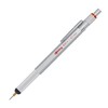 rOtring 800+ Mechanical Pencil and Touchscreen Stylus, 0.7 mm, Silver