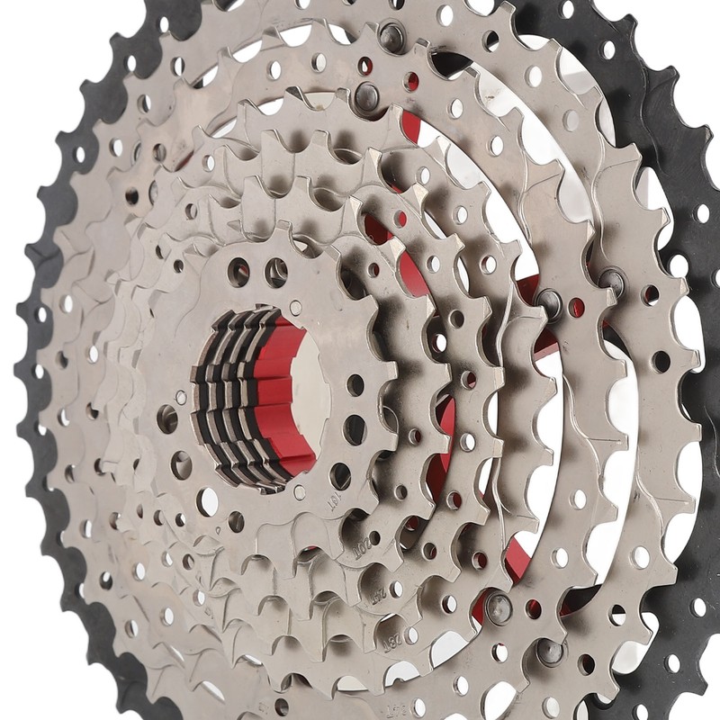 9 Speed Bike Cassette Aluminum Alloy 12 to 46T Precise