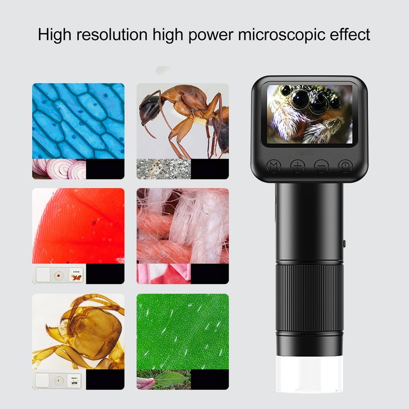 Handheld Digital Microscope with 2 Inch Screen 400 to 800x