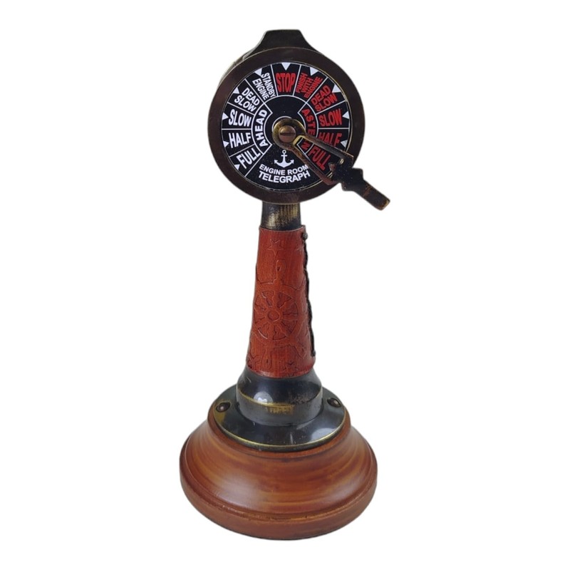FTWDesign Machine Telegraph Decorative Item - Maritime Decoration for Shipping
